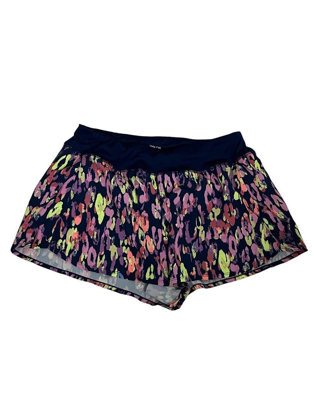 Zelos XL Floral Running Shorts Athletic Workout Lined Performance Women